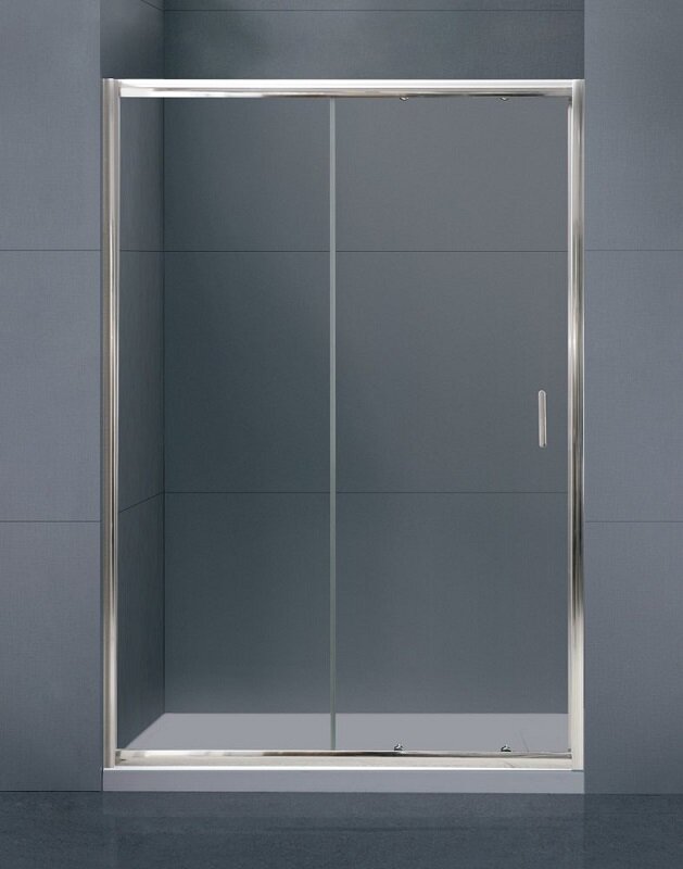 Изображение товара Душевая дверь в нишу BelBagno UNO 130x185 см раздвижная стекло хром Италия