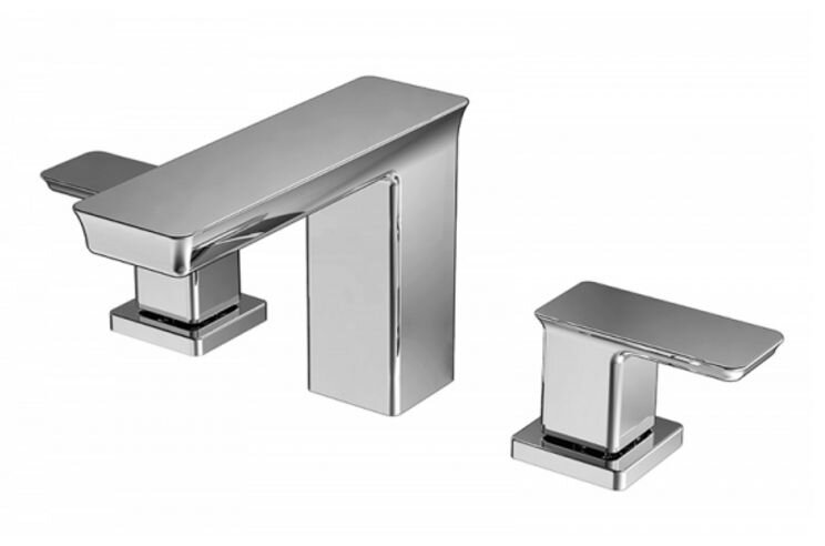 Изображение товара Смеситель Bravat Phillis F256101C-ENG для раковины, 3 отверстия, хром