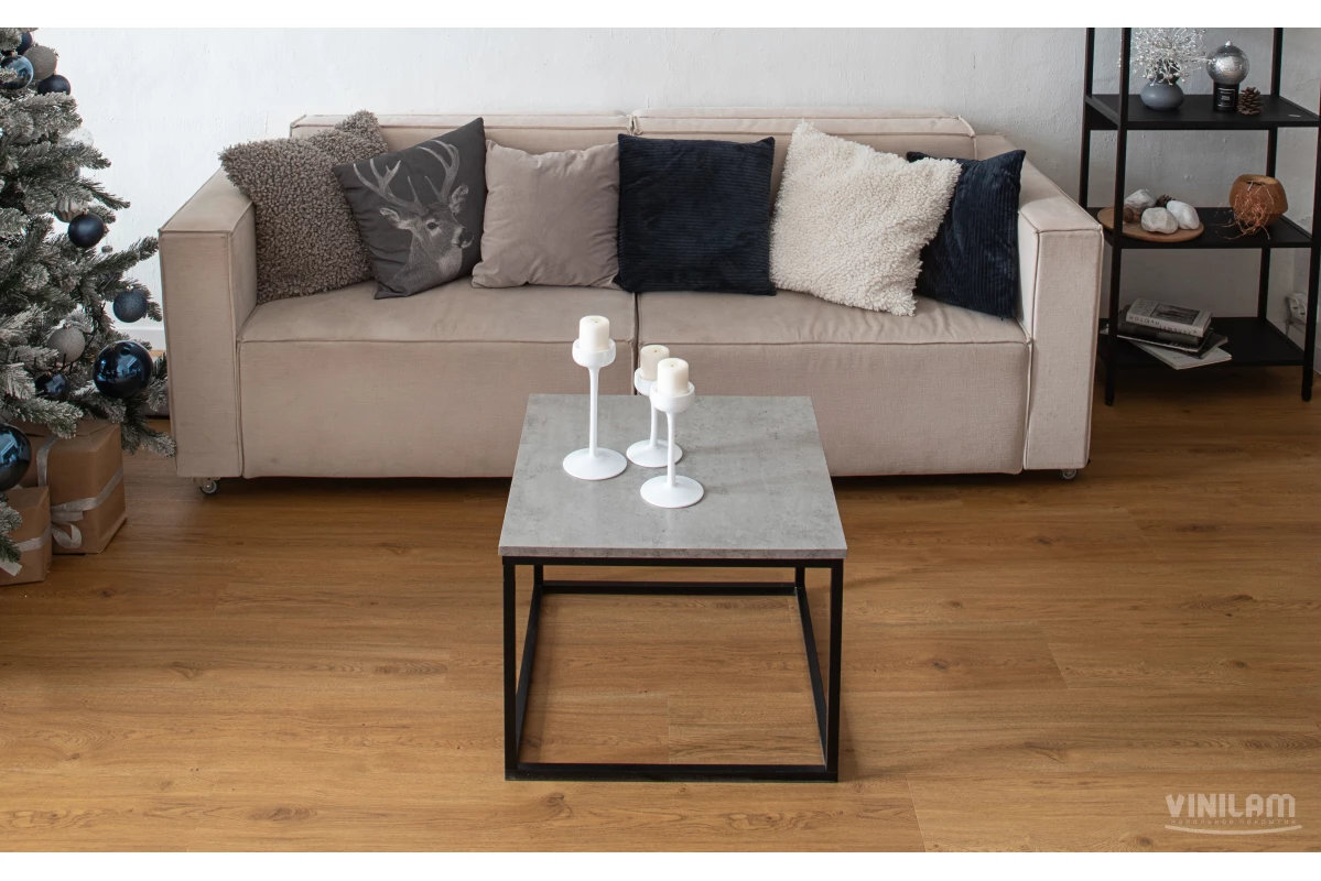 Изображение товара Виниловый ламинат Vinilam Cork Premium 33951 Дуб Севилья 8 мм замковый