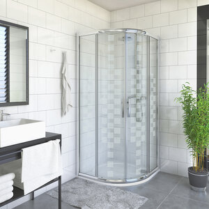 Изображение товара Душевой уголок Roth Proxima Line 90.5 х 90.5 см с узорчатым стеклом
