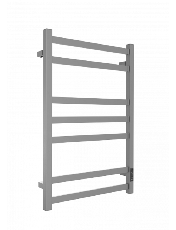 Изображение товара Электрический полотенцесушитель Двин V plaza neo 80/50 графит 7 перекладин с диммером