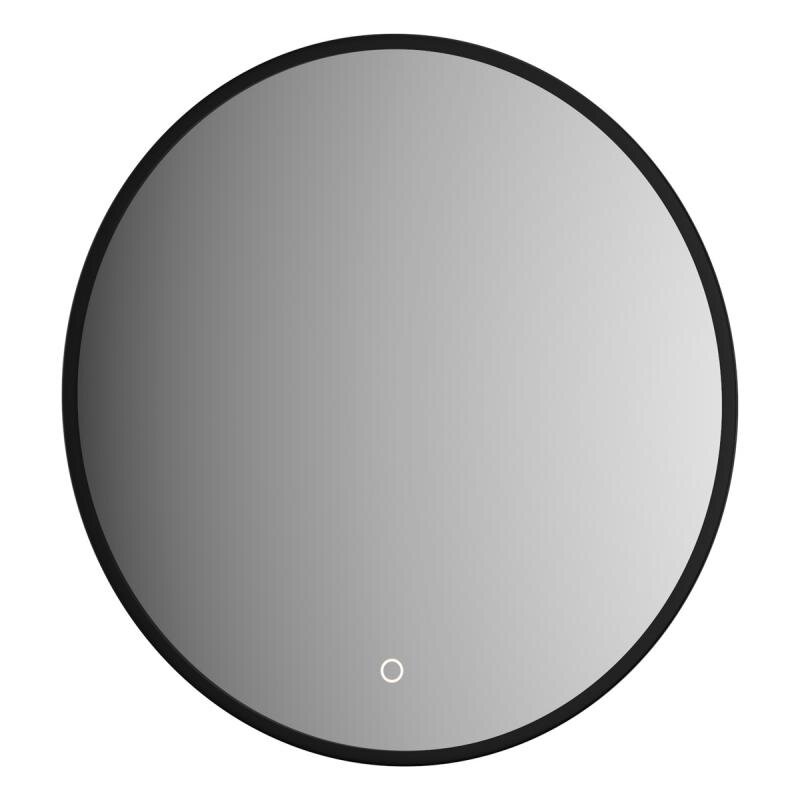 Изображение товара Зеркало Defesto Aura DF 2982S, 50 см, с LED-подсветкой, сенсорный выключатель, нейтральный белый свет, рама черная