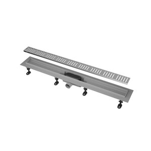 Изображение товара Дренажный канал Kerama Marazzi APZ10-750KM, с перфорированной решеткой, smart, нержавеющая сталь, цвет хром