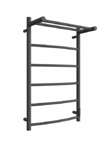 Изображение товара Полотенцесушитель электрический Двин FR neo 80/50, 4657812419184, ширина 50 см, высота 80 см, диммер справа, с полкой, графит