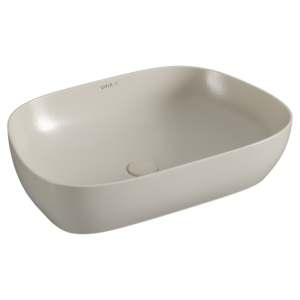 Изображение товара Раковина Vitra Outline Recycled, 7993B066-0016, 63 см, фарфор, цвет тауп матовый