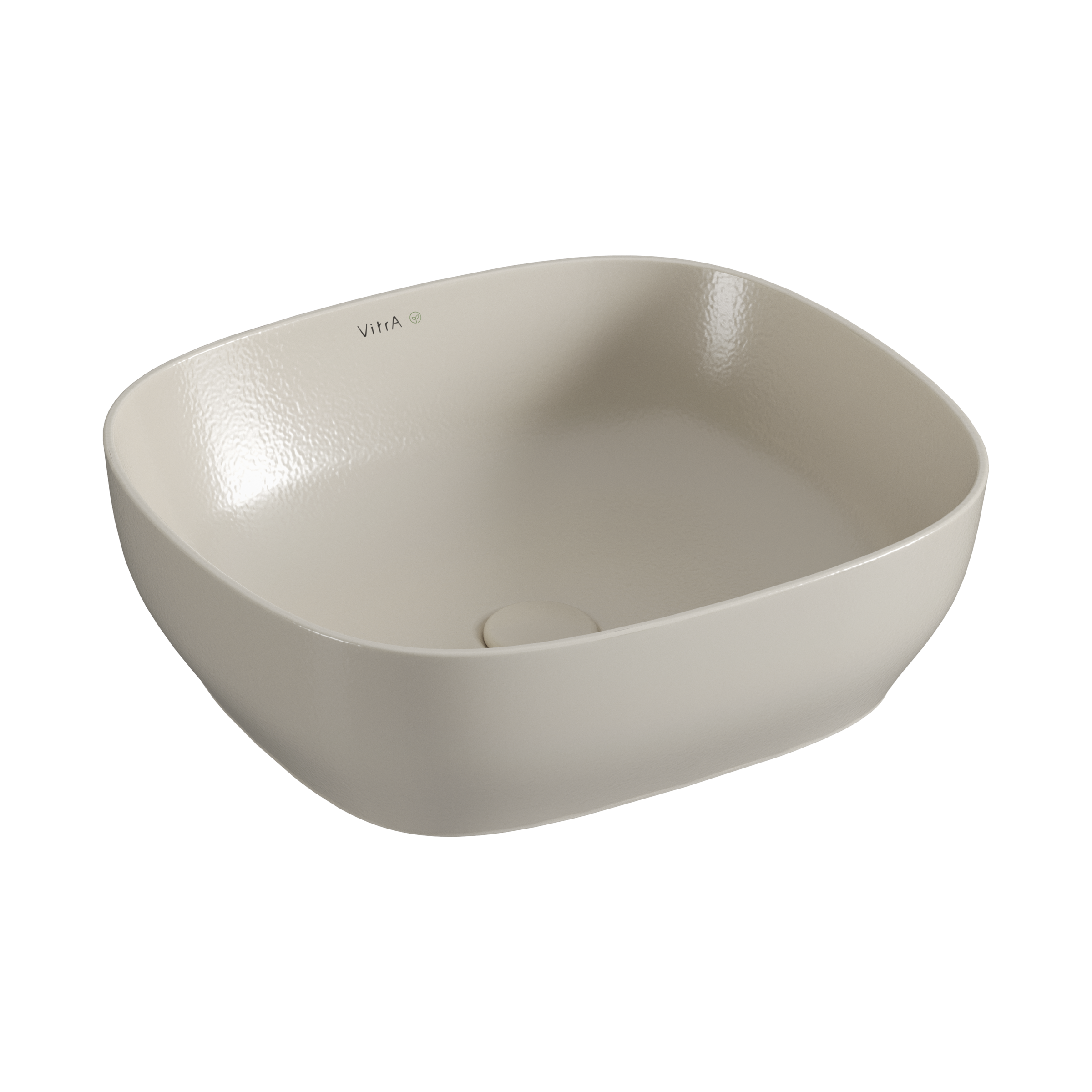 Изображение товара Раковина Vitra Outline Recycled 47,5 см из переработанной керамики тауп матовая