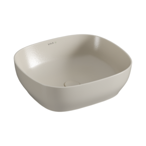 Изображение товара Раковина Vitra Outline Recycled, 7994B066-0016, 47 см, фарфор, цвет тауп матовый