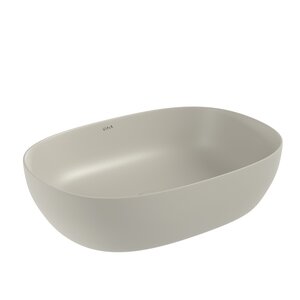 Изображение товара Раковина VitrA Outline Recycled, 7995B066-0016, 60 см, фарфор, цвет тауп матовый