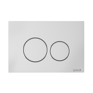 Изображение товара Клавиша смыва Vitra Origin 740-2480, хром, двухрежимная, механическая