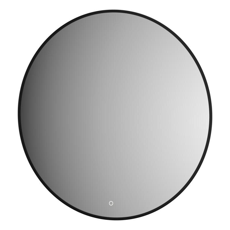 Изображение товара Зеркало Defesto Aura DF 2985S, 80 см, с LED-подсветкой, сенсорный выключатель, нейтральный белый свет, рама черная