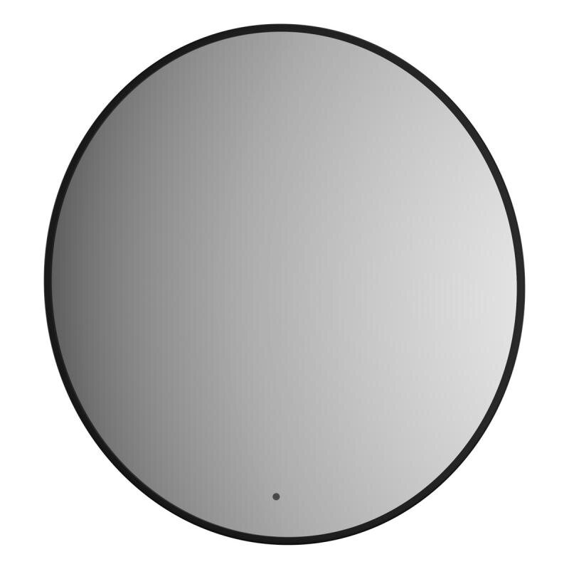 Изображение товара Зеркало Defesto Aura DF 2994R, 70 см, с LED-подсветкой, инфракрасный выключатель, теплый белый свет, рама черная