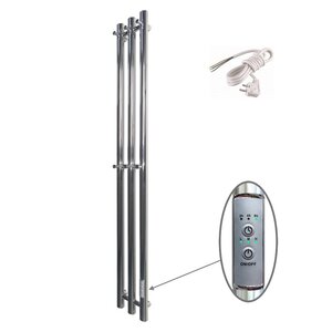 Изображение товара Полотенцесушитель электрический Маргроид Inaro-12012-025, ширина 15 см, высота 120 см, диммер справа, хром