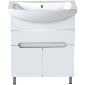 Изображение товара Тумба с раковиной Orange Topline-Rio TR70-03E+RA, 70 см, напольная, цвет белый