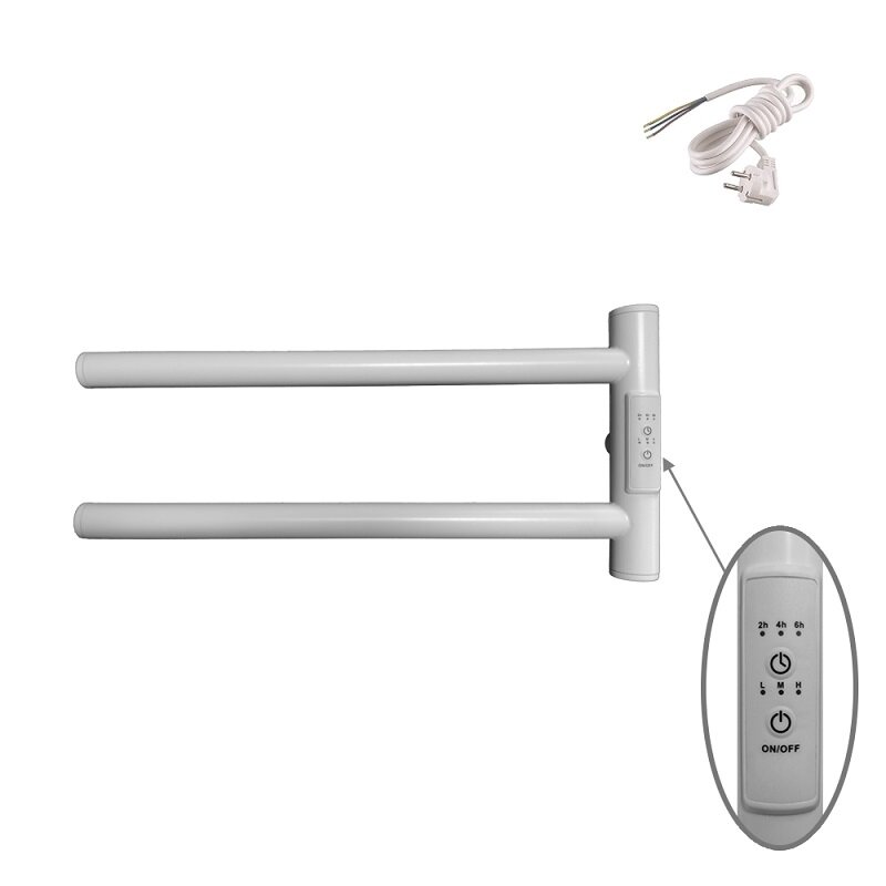 Изображение товара Электрический полотенцесушитель Маргроид Cook 1840 1049 9016R 40x20 с правым подключением