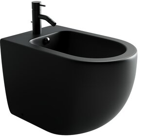 Изображение товара Биде Ceramicanova Metropol CN4005MB, напольное, цвет черный матовый, сантехфарфор