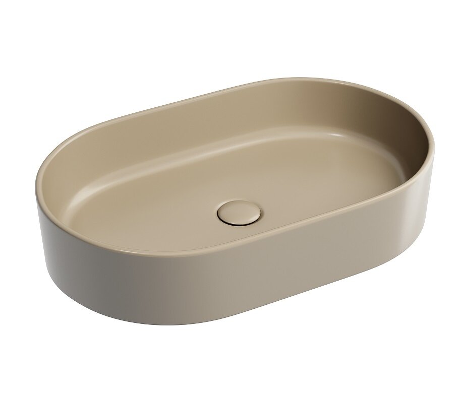Изображение товара Раковина Ceramicanova Element CN6048MC 60 см овальная с цветом капучино матовая