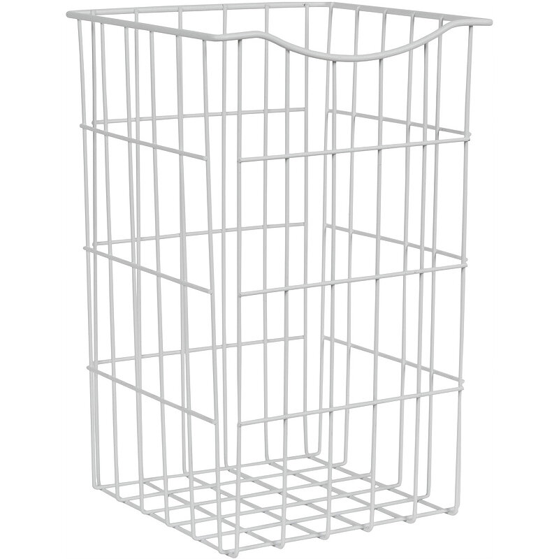 Изображение товара Корзина для белья Bellezza Белый муар 28x28x55 см, 35 л