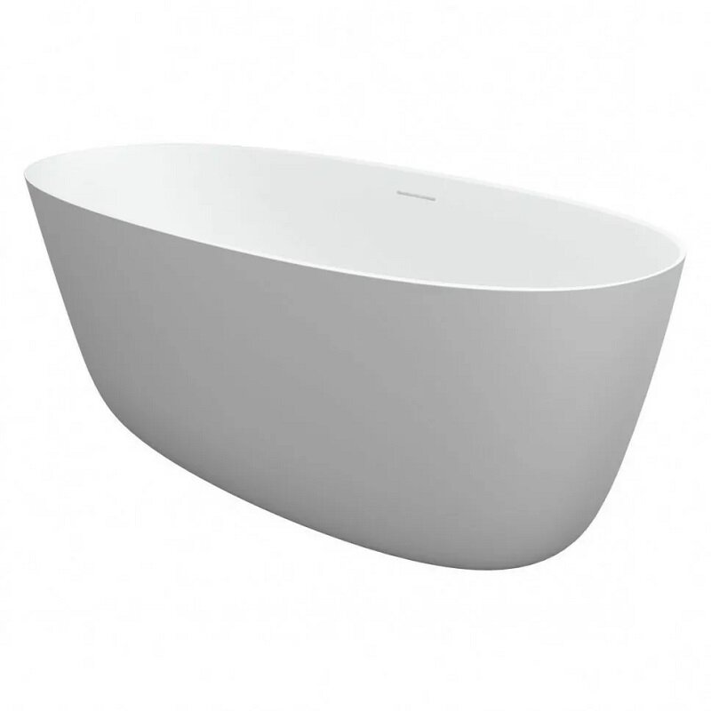 Изображение товара Ванна из искусственного камня Riho Oval B129001105 160x72 см белая