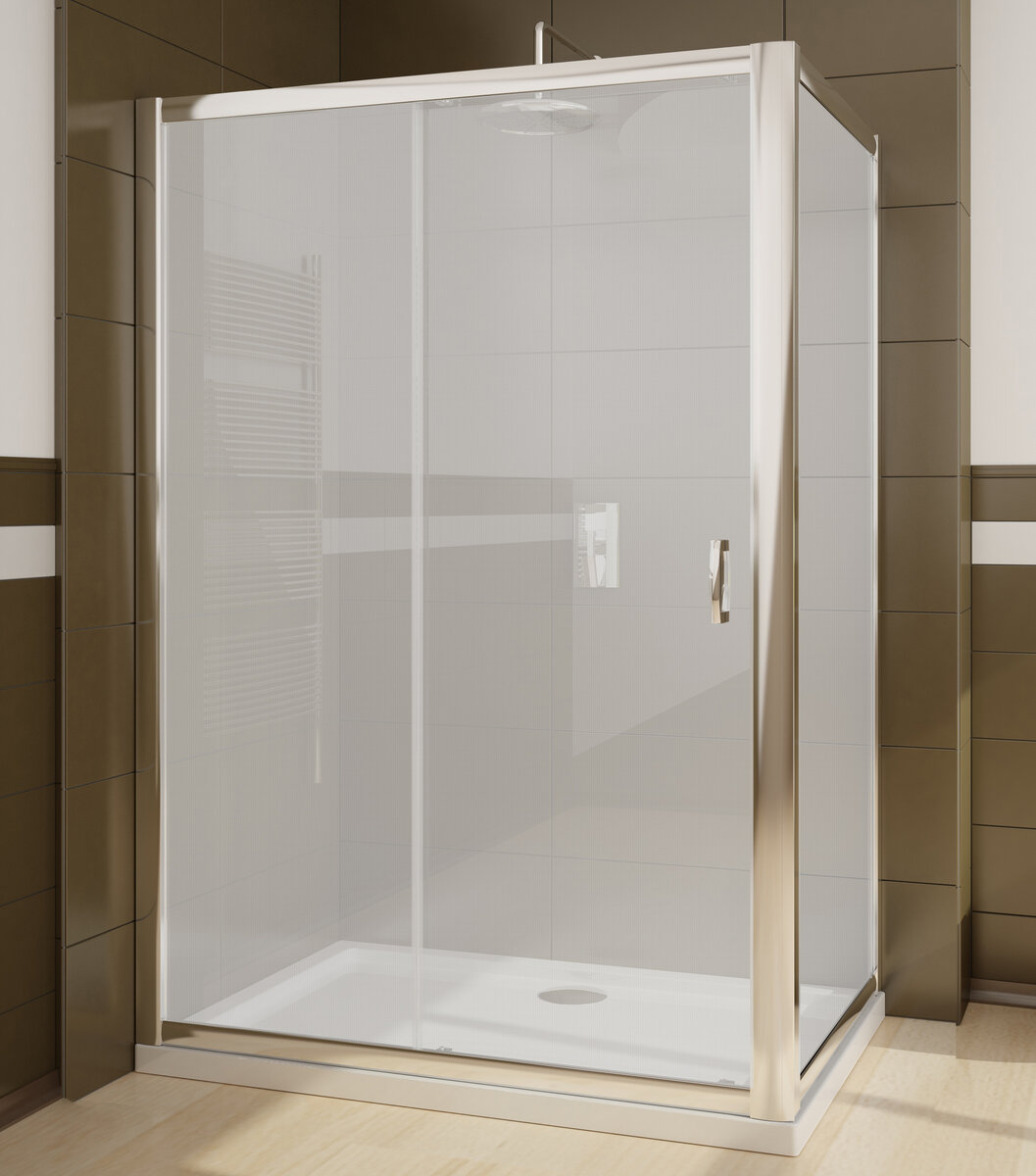 Изображение товара Душевой уголок Radaway Premium Plus DWJ+S 140x80 см прямоугольный раздвижной боковой стенкой