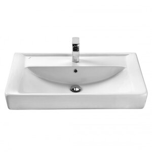 Изображение товара Раковина Santek Тигода 80 см керамика белый установка на тумбу