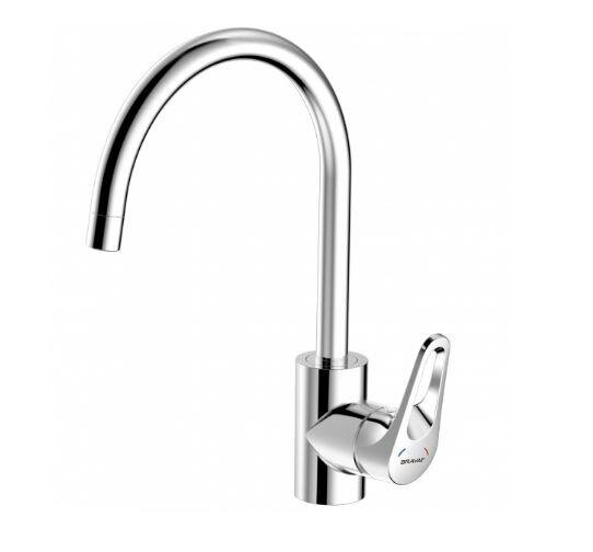Изображение товара Смеситель Bravat Drop-D F748162C-2 для кухонной мойки, хром