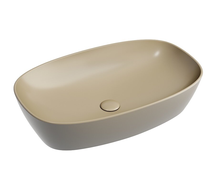 Изображение товара Раковина Ceramicanova Element CN6049MC, 60 см, сантехфарфор, цвет капучино матовый
