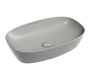 Изображение товара Раковина Ceramicanova Element CN6049MH, 60 см, сантехфарфор, цвет антрацит матовый