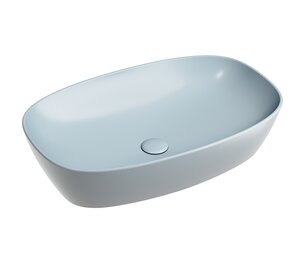 Изображение товара Раковина Ceramicanova Element CN6049MHL, 60 см, сантехфарфор, цвет серо-голубой матовый