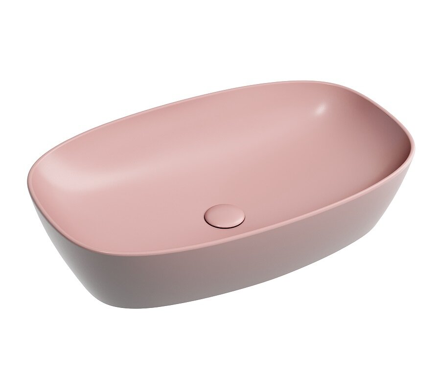 Изображение товара Раковина Ceramicanova Element CN6049MP овальная 60 см розовый матовый Италия