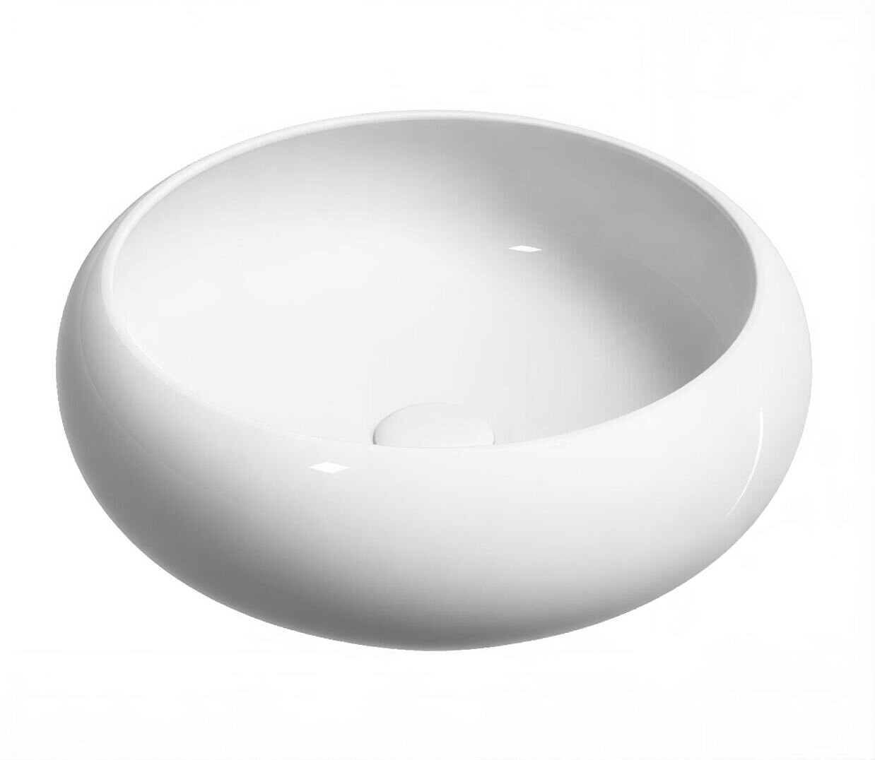Изображение товара Раковина Ceramicanova Element CN6050, 36 см, сантехфарфор, цвет белый