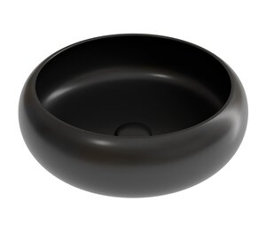 Изображение товара Раковина Ceramicanova Element CN6050MB, 36 см, сантехфарфор, цвет черный матовый