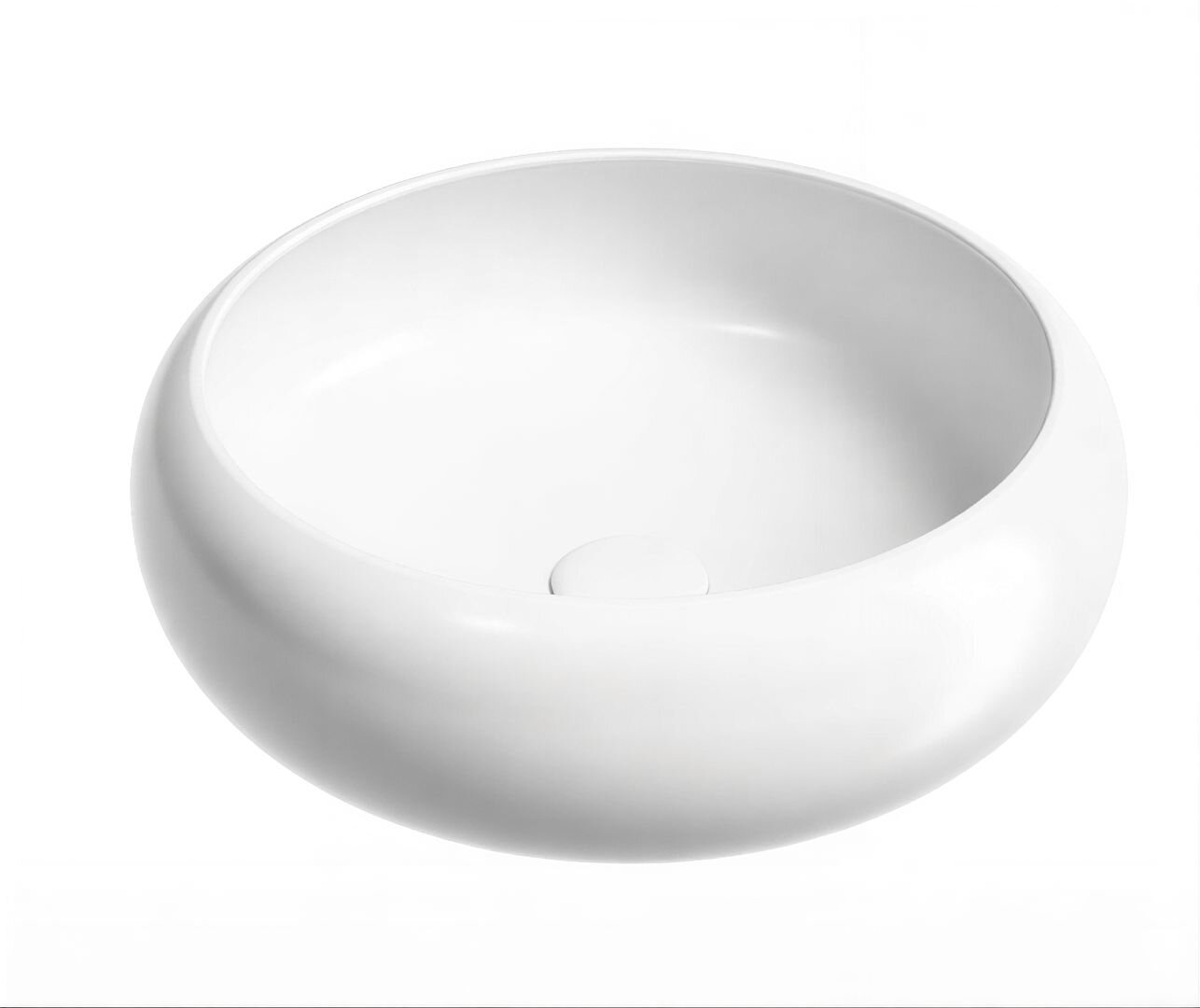 Изображение товара Раковина Ceramicanova Element CN6050MW, 36 см, сантехфарфор, цвет белый матовый