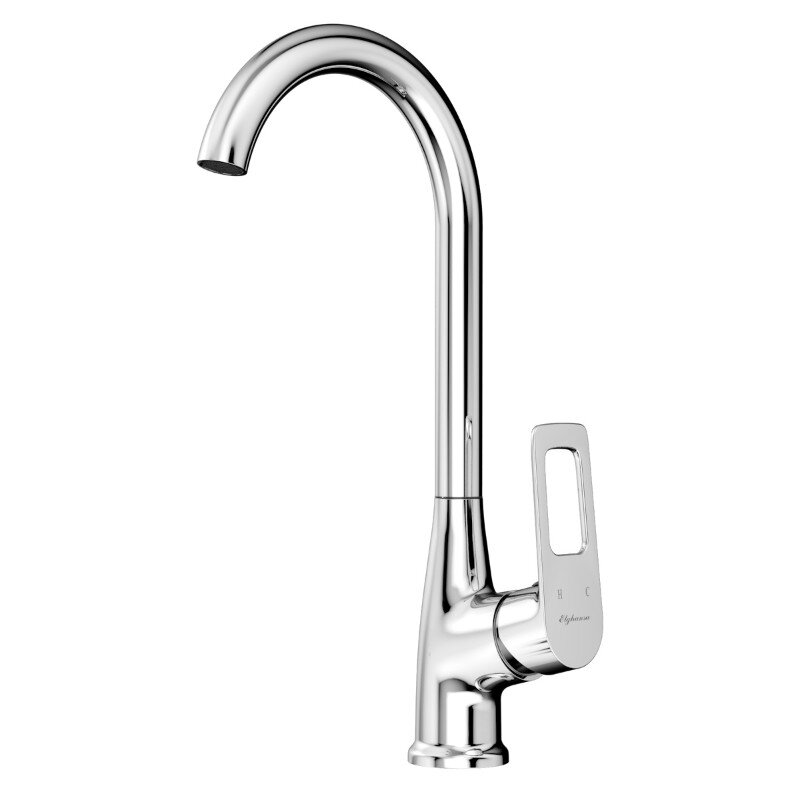 Изображение товара Кухонный смеситель Elghansa Brunn New 5682306 с поворотным изливом и хромированным покрытием