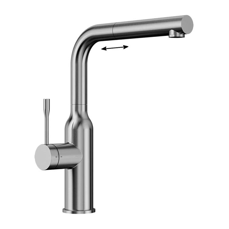 Изображение товара Смеситель для кухни Elghansa Kitchen 56A1926 с выдвижной лейкой хром