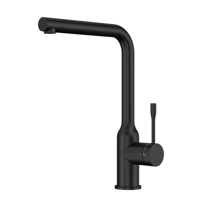 Изображение товара Смеситель Elghansa Kitchen 56A2026-Black для кухонной мойки с высоким изливом Изображение товара Смеситель Elghansa Kitchen 56A2026-Black для кухонной мойки с высоким изливом