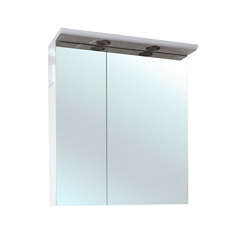 Изображение товара Зеркальный шкаф Bellezza Анкона 60 см с подсветкой белый Россия