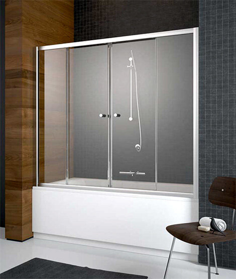 Изображение товара Душевая шторка Radaway Vesta DWD 160 с раздвижными дверями, закаленное стекло