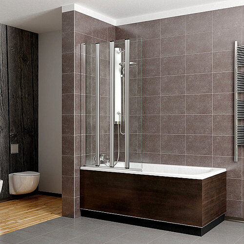 Изображение товара Складная душевая шторка Radaway EOS PNW 4 87 см 152 см стекло алюминий Польша