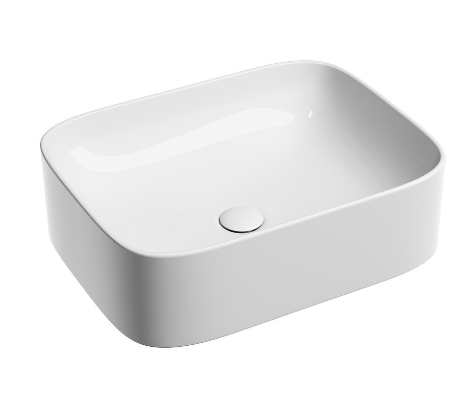 Изображение товара Раковина Ceramicanova 50 см прямоугольная угловая санфарфор белая Изображение товара Раковина Ceramicanova 50 см прямоугольная угловая санфарфор белая