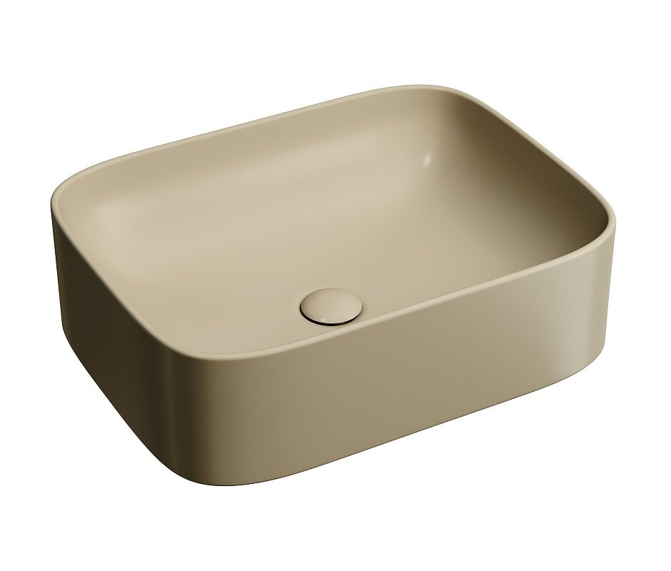 Изображение товара Раковина Ceramicanova Element CN6052MC 50 см из санфарфора в капучино матовом цвете Изображение товара Раковина Ceramicanova Element CN6052MC 50 см из санфарфора в капучино матовом цвете