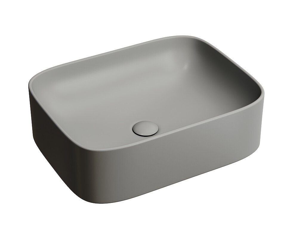 Изображение товара Раковина Ceramicanova Element CN6052MH, 50 см, сантехфарфор, цвет антрацит матовый