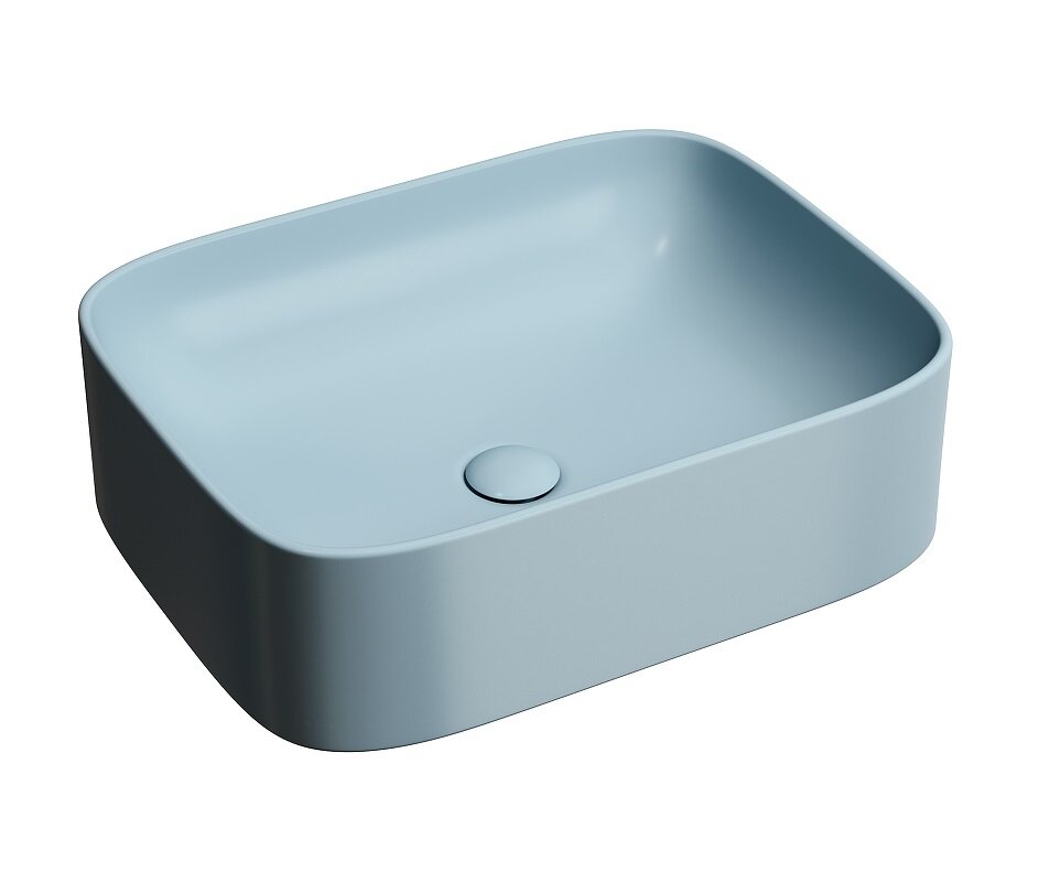 Изображение товара Раковина Ceramicanova Element CN6052ML 50 см голубой матовый сантехфарфор накладная