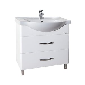 Изображение товара Тумба под раковину Bellezza Анкона 80 см белая напольная Изображение товара Тумба под раковину Bellezza Анкона 80 см белая напольная