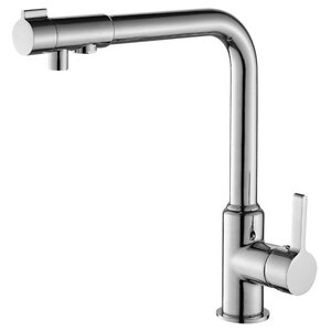 Изображение товара Смеситель Elghansa Kitchen Pure Water 5698224 для кухонной мойки, с подключением к фильтру, цвет хром