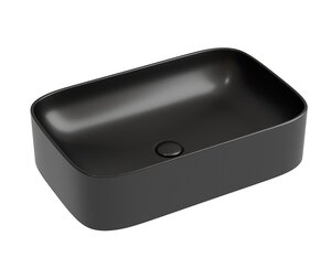 Изображение товара Раковина Ceramicanova Element CN6053MB, 60 см, сантехфарфор, цвет черный матовый