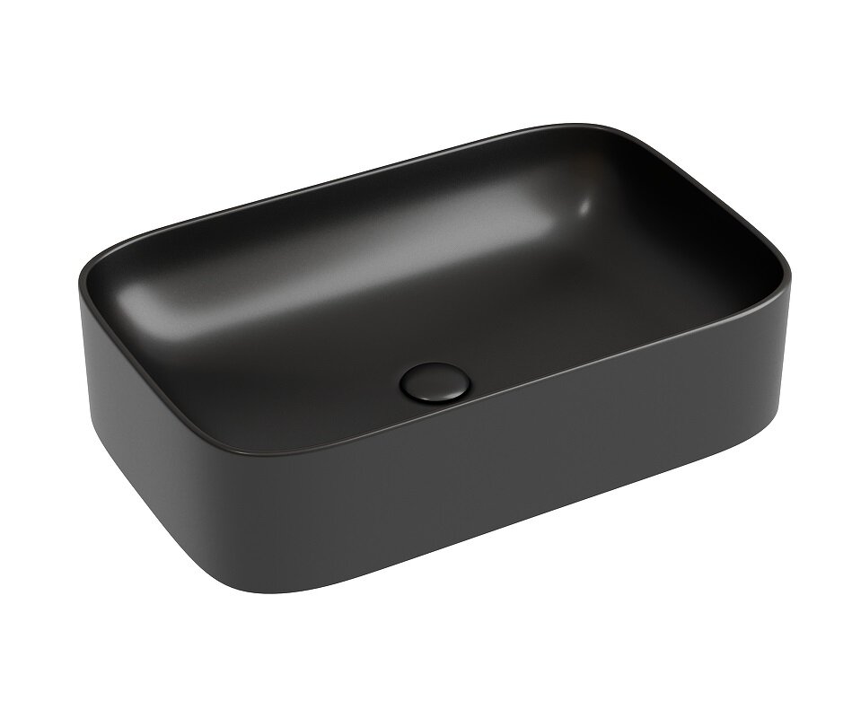 Изображение товара Раковина Ceramicanova Element CN6053MB, 60 см, сантехфарфор, цвет черный матовый Изображение товара Раковина Ceramicanova Element CN6053MB, 60 см, сантехфарфор, цвет черный матовый