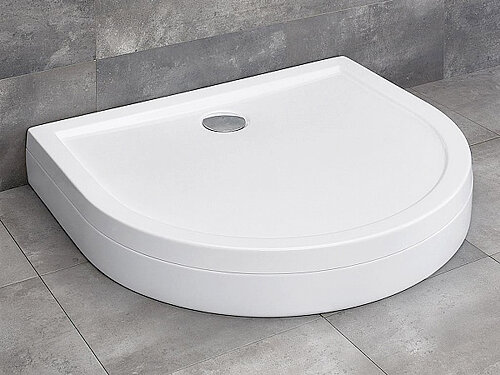 Изображение товара Поддон для душа Radaway Delos 4Z19150-03N, четверть круга, 90x100 см, акрил