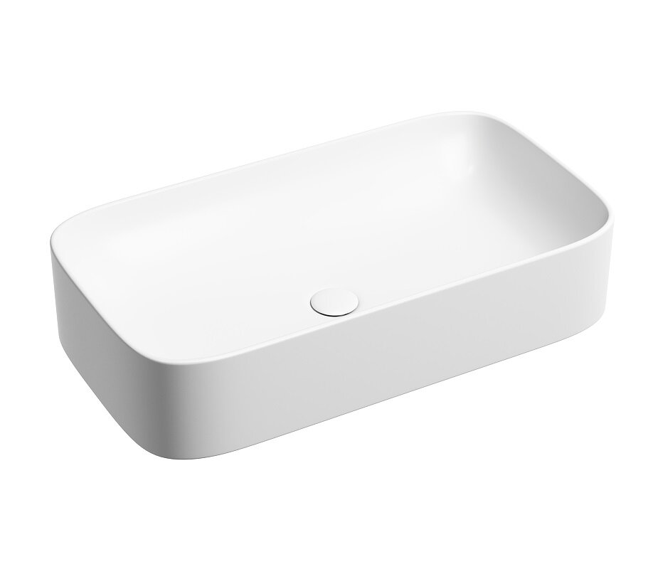 Изображение товара Раковина Ceramicanova Element CN6054MW 70 см белый матовый для ванной и кухни Изображение товара Раковина Ceramicanova Element CN6054MW 70 см белый матовый для ванной и кухни