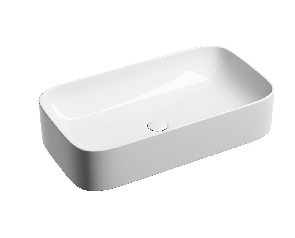 Изображение товара Раковина Ceramicanova Element CN6054 70 см белая из сантехфарфора