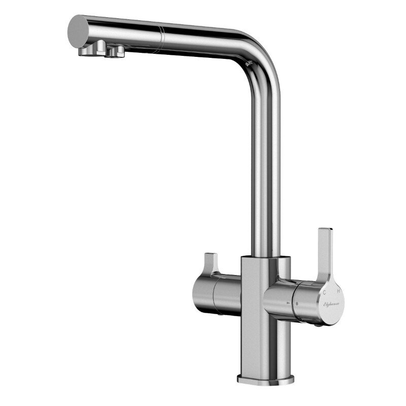 Изображение товара Смеситель Elghansa Kitchen Pure Water 56A5511 для кухонной мойки, с подключением к фильтру, цвет хром Изображение товара Смеситель Elghansa Kitchen Pure Water 56A5511 для кухонной мойки, с подключением к фильтру, цвет хром